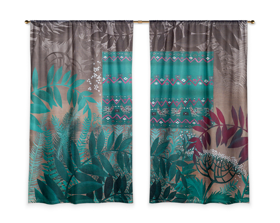 Curtains the ethno modern collection “Gravitation”