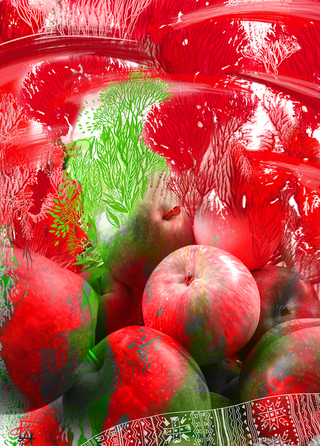 Illustration “Apples in the garden”