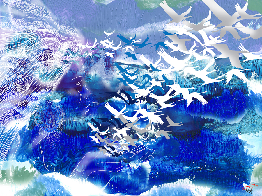 Illustration “Breath of heaven”
