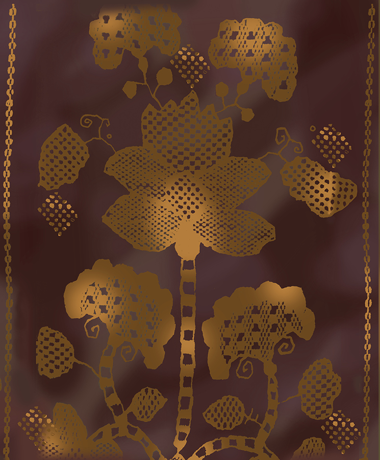 Illustration “Mythical flower”
