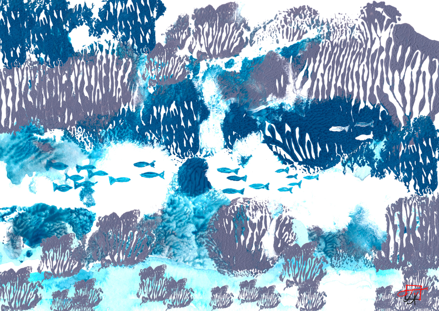 Illustration “Underwater world”